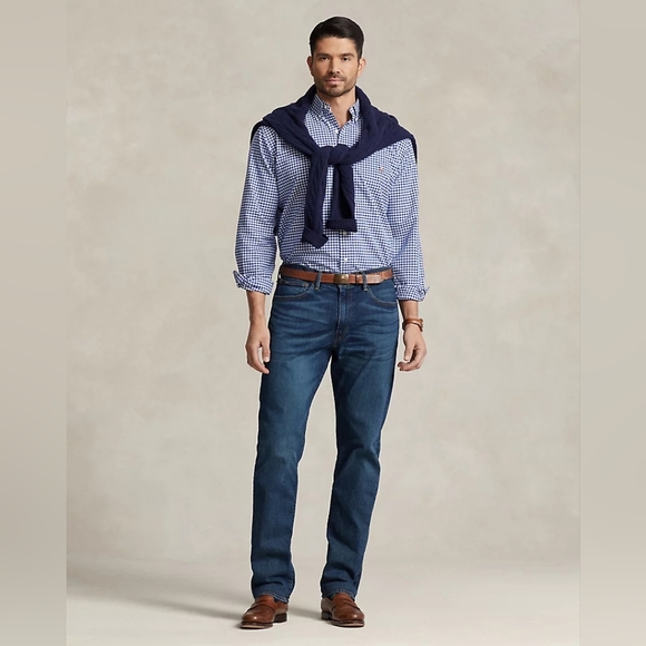 NEW POLO RALPH LAUREN Prospect Straight Stretch Jean in Rockford Stretch